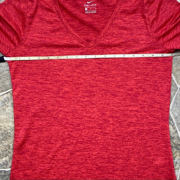 Nike Dri-Fit V-Neck Shirt Sleeve Shirt - Picture 7 of 9